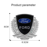 Ford Metal Diamond Car Rear Sticker Auto Window Emblem Badge Decal