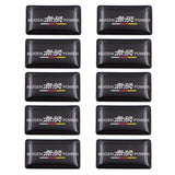 10pcs Honda Mugen Logo Epoxy Car Armrest Button Sticker