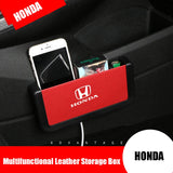 Car Storage Box Mesy Wallet Phone Keys Cards Organizer for Accord Odyssey CRV HRV Jazz Pilot Civic City Auto Accessories