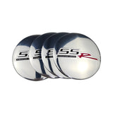 4pcs/set 56mm Chevrolet SSR Car Wheel Center Hub Sticker Decal