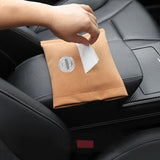 Nissan Suede Car Seat Back Tissue Box Napkin Holder Storage Bag