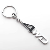 Jeep 4x4 4WD Logo Metal Car Key Rings Keychain Pendant