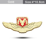 Dodge Metal Wings Car Rear Sticker Window Emblem Badge Decal