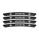 4pcs/set 9cm Buick Aluminum Alloy Car Wheel Rim Tyre Sticker