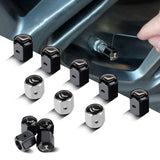 4pcs/set Citroen DS Stainless Steel Car Tire Valve Caps Auto Dust Proof Wheel Tyre Covers