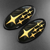Acrylic Car Front Hood Emblem Badge Rear Sticker for Subaru Impreza BRZ WRX STI Legacy Outback XV