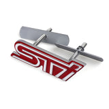 Subaru STI Metal Car Front Hood Grille Emblem Badge Auto Rear Sticker Decal