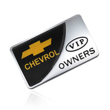 Chevrolet VIP OWNERS Metal Car Stickers Rear Emblem Badge