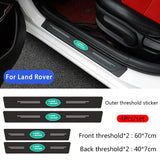 Land Rover Range Rover Carbon Fiber Car Door Threshold Scratch Proof Sticker Decal