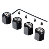 4pcs/set Chevrolet Corvette SS Anti-Theft Car Air Valve Stem Cap Auto Tyre Valve Covers