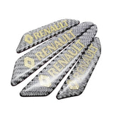 4pcs/set Renault Carbon Fiber Car Door Anti-Scratch Sticker Door Side Protection Bumper Strips