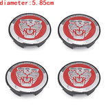 4pcs/set 5.85cm Jaguar ABS Car Wheel Hub Center Caps Covers