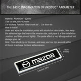 2pcs/set Mazda Logo Metal Car Side Sticker Auto Emblem Badge