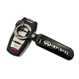Infiniti Carbon Fiber Car Logo Keychain Keyring