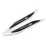 2pcs Cadillac Logo Metal Car Sider Fender Sticker Emblem Badge
