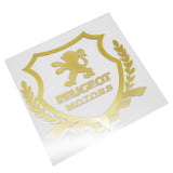 Peugeot Shield Car Rear Sticker Auto Window Emblem Badge Decal