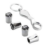 4pcs/set Volkswagen VW Logo Car Air Valve Stem Caps Auto Tyre Valve Covers with Wrench