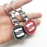 SEAT Logo Metal Car Keychain Key Ring Holder Pendant