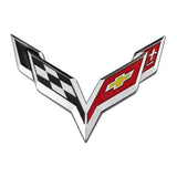 Chevrolet Corvette 60 Years Metal Car Rear Sticker Decal Trunk Emblem Badge