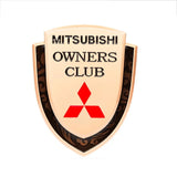 Mitsubishi Metal Shield Car Rear Sticker Auto Window Emblem Badge Decal
