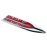 2pcs/set Infiniti Metal Car Fender Side Sticker Emblem Badge Decal