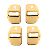 4pcs/set Renault Stainless Steel Car Door Lock Cover Protection