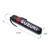 Suzuki Carbon Fiber Car Keyring Keychain