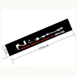 130*21cm Nissan Nismo Car Front Trunk Window Windshield Sunshade Sticker Decal