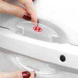 Hyundai Car Door Bowl Handle Anti-collision Protective Stickers Scratches Film