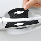 Chevrolet Luminous Carbon Fiber Car Door Bowl Handle Anti-collision Protective Stickers Scratches Film