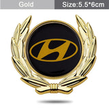 Hyundai Metal Car Rear Sticker Auto Window Emblem Badge Decal