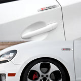 2pcs Daihatsu Metal Car Fender Side Badge Decal Rear Emblem Sticker