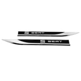 2pcs/set SEAT Metal Car Fender Side Sticker Emblem Badge Decal