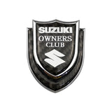 Suzuki Shield Carbon Fiber Car Rear Sticker Window Emblem Badge Decal