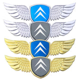 Citroen Metal Wings Car Front Sticker Emblem Badge Decal