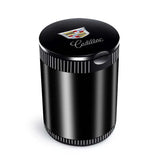 Cadillac Metal Car Ash Tray Auto Ashtray Cigarette Holder Box with LED Light