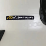 Car Side Badge Trunk Sticker for Land Cruiser 60th Anniversary Prado Prius Corolla Rav4 Auris Supra Avalon CHR Highlander