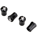 4pcs/set Peugeot Logo Car Air Valve Stem Caps Auto Tyre Valve Covers
