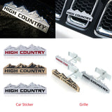 Dodge Mountain High Country Logo Metal Car Rear Sticker Auto Front Grille Emblem Badge