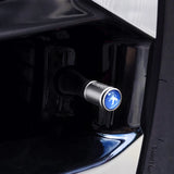 4pcs/set Peugeot Logo Matte Car Air Valve Stem Caps Auto Tyre Valve Covers