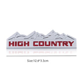 Dodge Mountain High Country Logo Metal Car Rear Sticker Auto Front Grille Emblem Badge