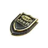 Jeep Shield Carbon Fiber Car Rear Sticker Window Emblem Badge Decal