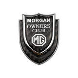 MG Shield Carbon Fiber Car Rear Sticker Window Emblem Badge Decal