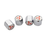 4pcs/set Mitsubishi Car Air Valve Stem Cap Auto Tyre Valve Covers