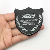 Honda Mugen Metal Carbon Fiber Car Rear Sticker Shield Trunk Emblem Badge Decal