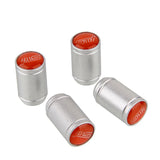 4pcs/set Subaru STI Logo Matte Car Air Valve Stem Caps Auto Tyre Valve Covers