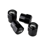 4pcs/set Jeep Car Air Valve Stem Cap Auto Tyre Valve Covers