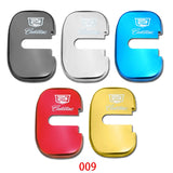 4pcs/set Cadillac Stainless Steel Car Door Lock Cover Protection