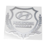Hyundai Shield Car Rear Sticker Auto Window Emblem Badge Decal