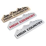Dodge Mountain High Country Logo Metal Car Rear Sticker Auto Front Grille Emblem Badge